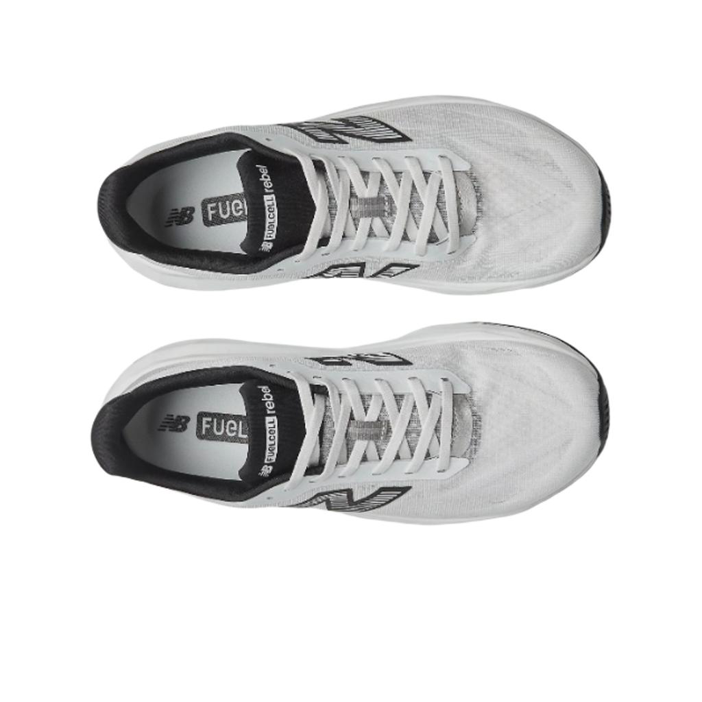 New Balance FuelCell Rebel V5 White Black Silver Metallic Unisex Sneakers MFCXLM5