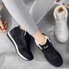 PAFHL Snow Winter Warm Sizes Sizes Women's Boots, Men's Sneakers, Snowshoes, Fleece-Lined Sneakers, 23.0cm-28.0cm, Black, 24.5cm