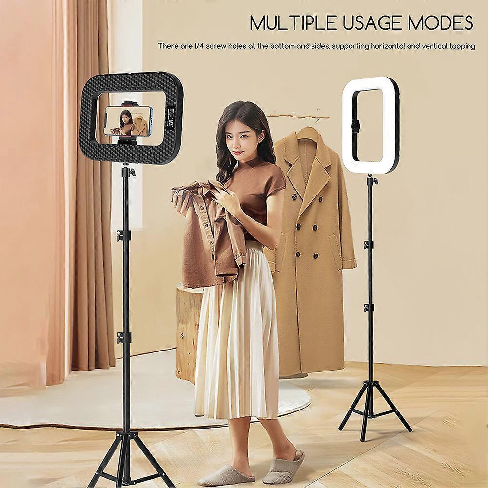 Portable Handheld Ring Light - Rechargeable Selfie & Live Streaming Light, Desktop Photography Light for Mobile