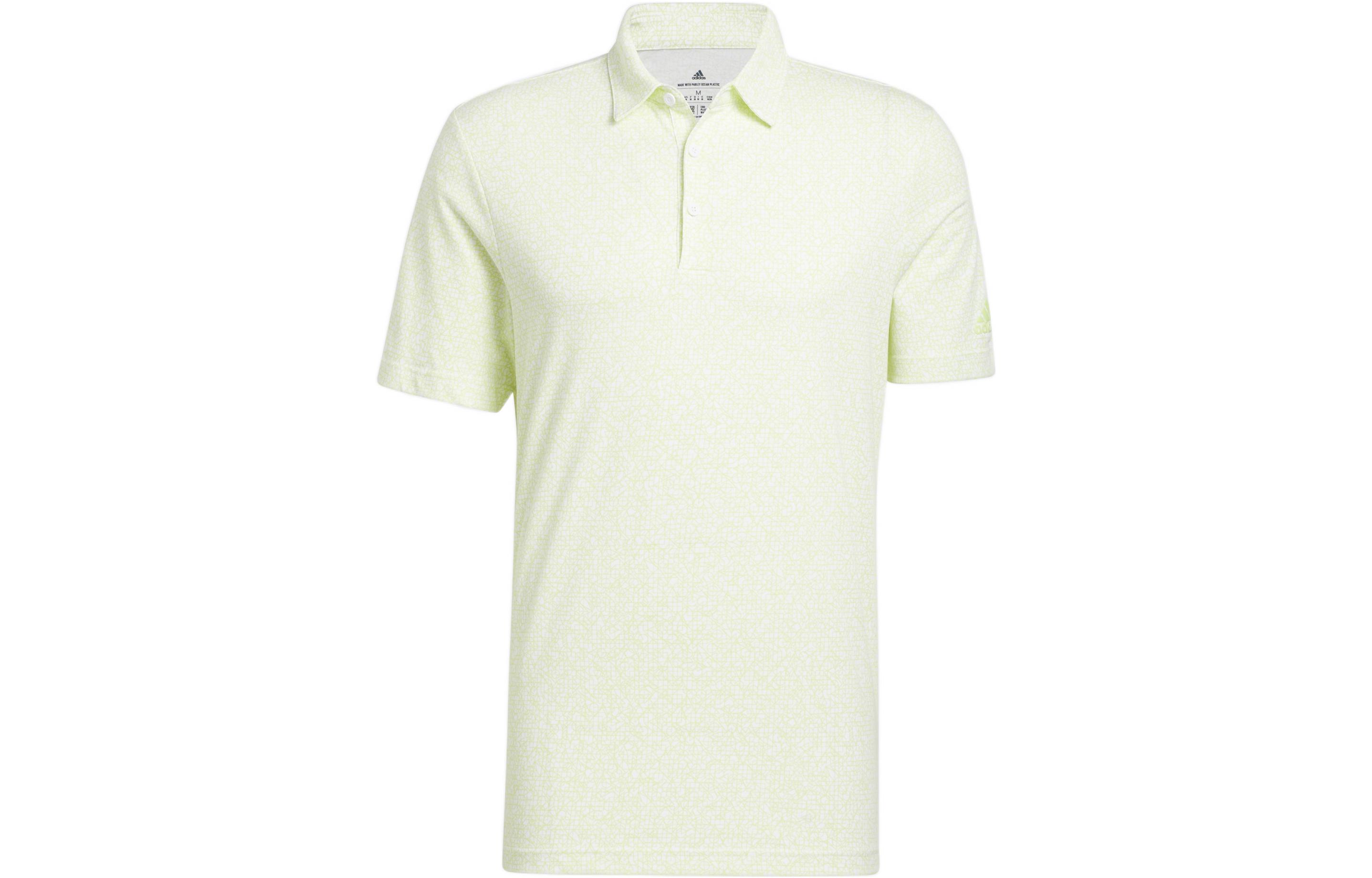 Adidas Polo Shirts Men s Light Green Polo Collar Moderate Straight Fit HA9172 XXXL
