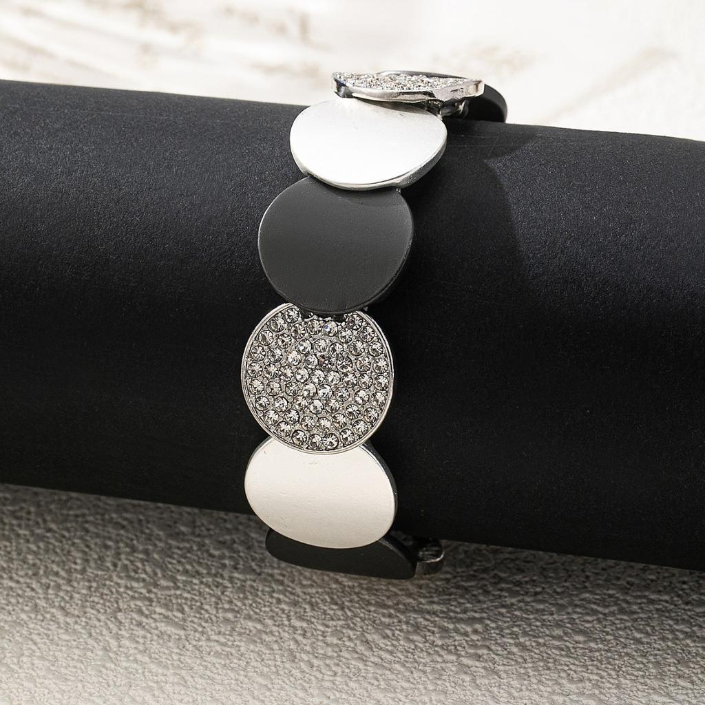 Color Matching Irregular Round Elastic Bracelet Christmas Party Wearer Bracelet