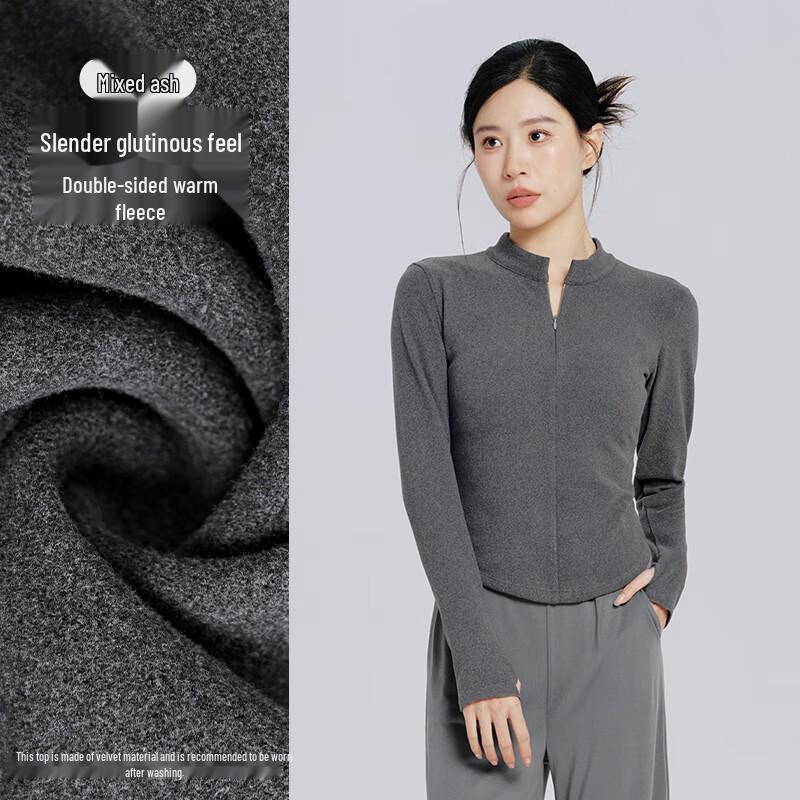 Ai Wu Ge Women s Long-Sleeve Modern Dance Practice Top M