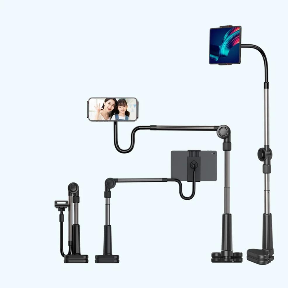 

Hot Portable 360 Clip Mobile Phone Holder Stand Flexible Lazy Bed Desktop Bracket Smartphones Desk Bed Mount Stand Base Support чорний