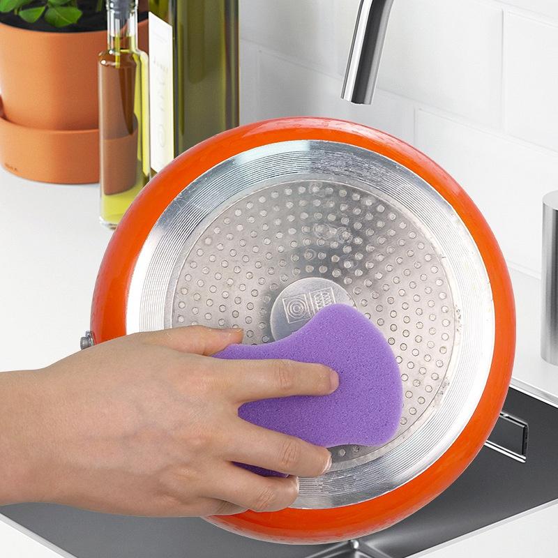 5 PCS Heavy Duty Dishwashing Scrub Sponges Non-Scratch Multi Use for Kitchen Bathroom Wall Tile Cleaning