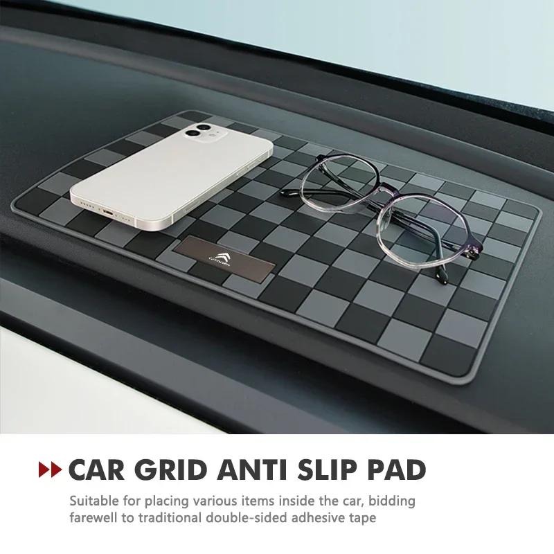 Car Dashboard Sticky Anti-Slip PVC Mat Anti-Slip Storage Pads For Citroen Grand Berlingo Jumper Celysee Xsara Picasso Aircross