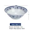 Melamine Blue and White Noodle Bowl