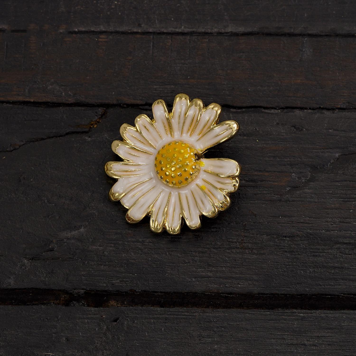 

Винтажная женская брошь-булавка с эмалью в виде цветка и листьев, металлические значки с растениями, классическая одежда для костюма, ретро-аксессуары, корсаж для леди