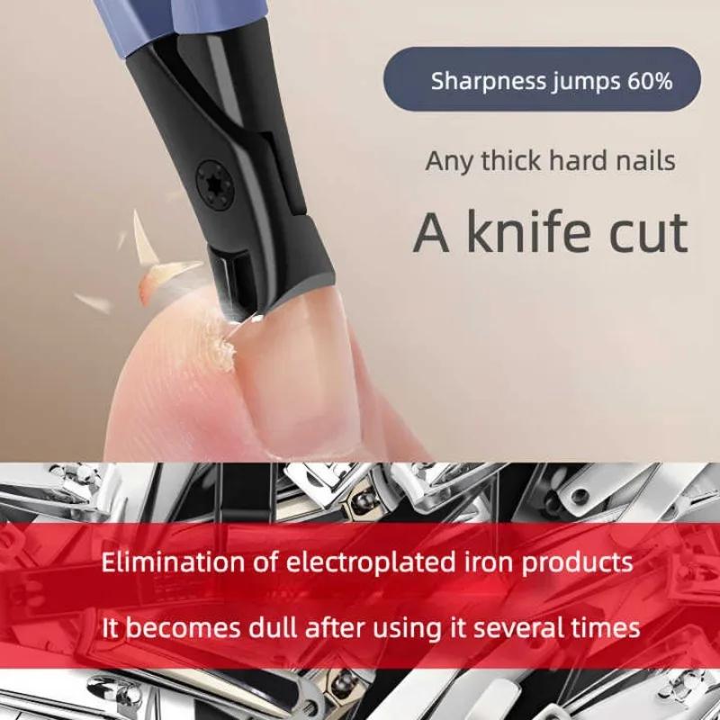 10PCS Splash-proof Large Opening Nail Clippers Thick Hard Nails Special Nail Clippers Nail Clippers Set Home Use Nail Clippers