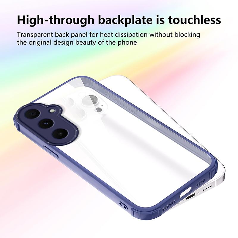 New Transparent Armor Shockproof Case For Samsung Galaxy A30S A32 A33 A34 A35 A36 A50 A50S A55 A56 Camera Lens Protective Cover