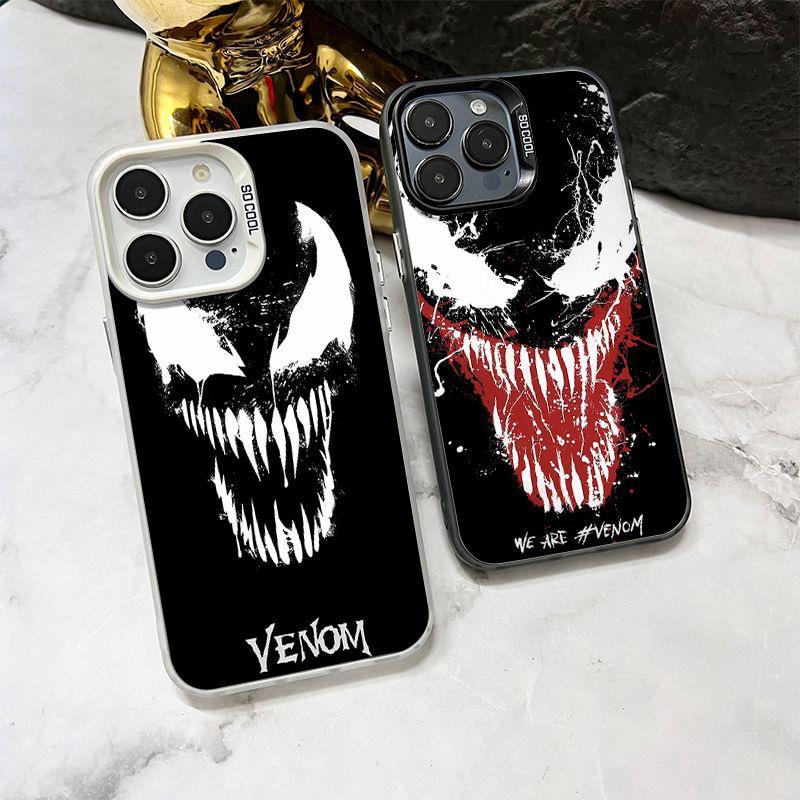 Venomous Design Phone Case for Apple iPhone 15 Pro/16 Pro Max/17 - Trendy and Unique