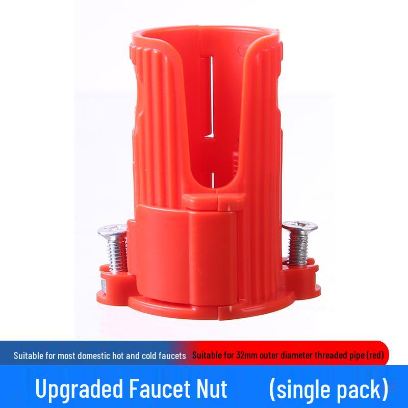 Nakrętka do szybkiego montażu, zapobiegająca poluzowaniu, do baterii kuchennej do ciepłej/zimnej wody i zlewu do mycia warzyw