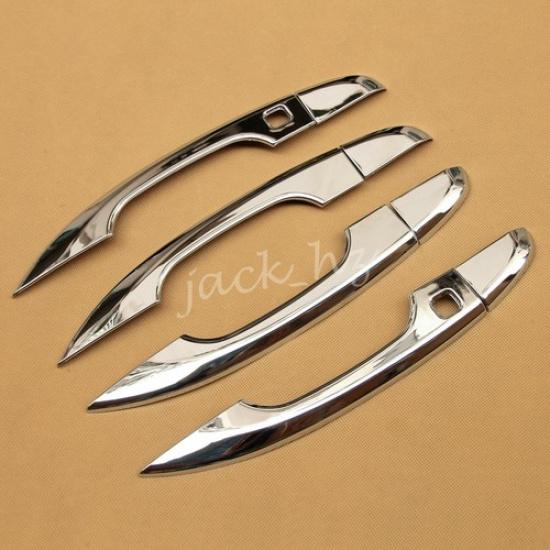 Chrome Door Handle Strip w/ Keyless Cover For Honda Accord 2018- Accessories