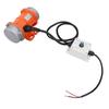 DC 12V Betonrüttler Motor 4000 U/min Bürstenlos Aluminiumlegierung IP65 Elektrischer Vibrationsmotor mit Geschwindigkeitsregler für Rüttler 60W