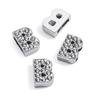 Rhinestone Letter Beads Alloy A To Z Charms Slide Letter Charms Small Spacer Beads for DIY Jewelry Making Keychain Cell Phone Chain Bracelet Craft