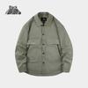 Black Whale Lapel Utility Jacket