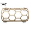 Bearded Dragon Basking Platform Reptile Honeycomb Climbing Shelf, Suction Cup Snake Tunnel Hide, Rest Terrarium Landscaping Decor for Ball