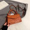 Autumn Womens Small Square Shoulder Bag Premium Textured Crossbody Bag Fashion Minimalist Versatile Handbag Purse KTB