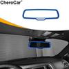 Rear View Mirror Cover Trim Interior Accessories for Dodge Challenger 2015+ Blue