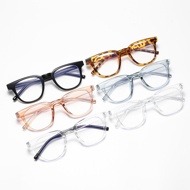 545 Fashion Street Shot Small Frame Flat Mirror 2024 New High-End Fashion Commuter Anti-Blue Light Glasses Frame
