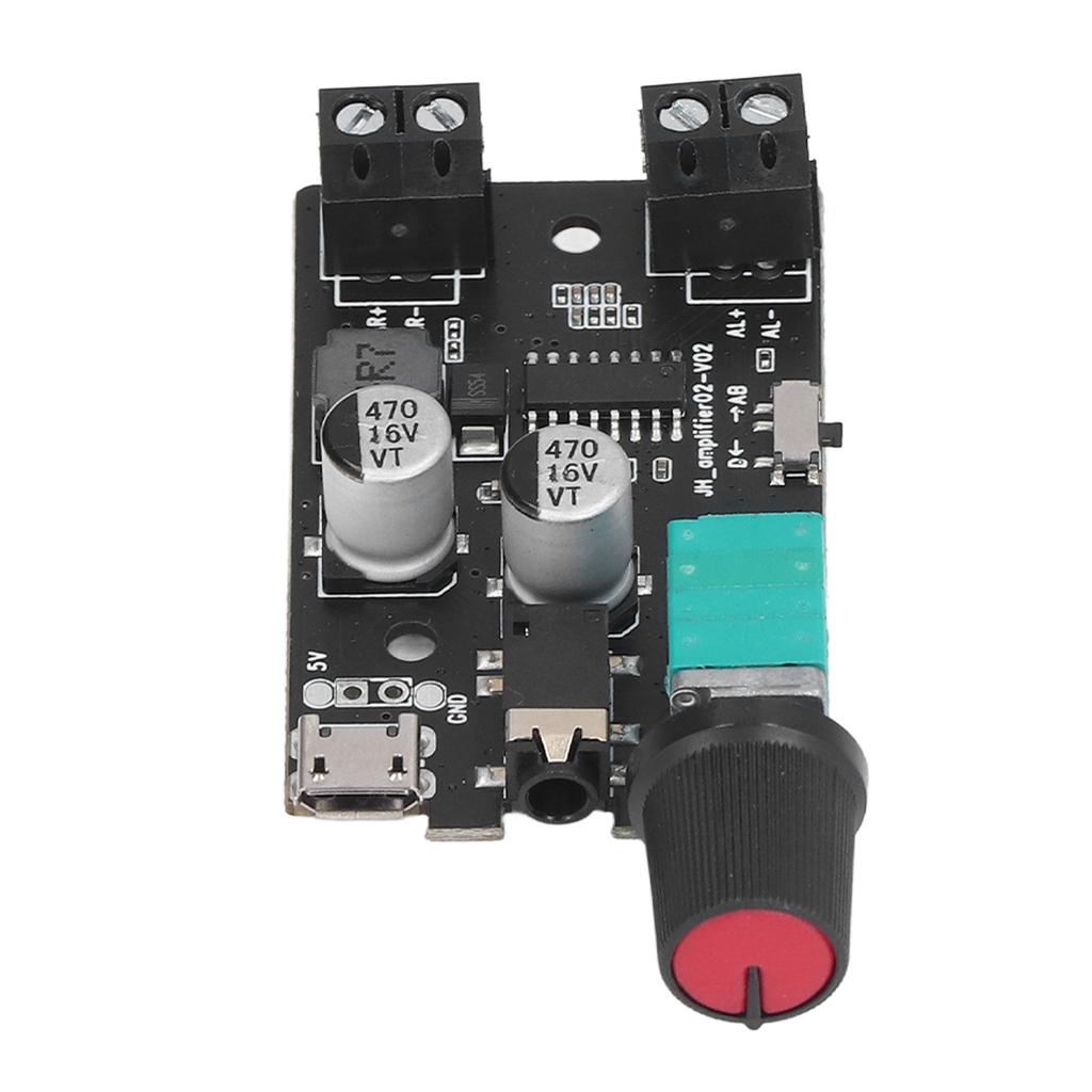 Mini Amplifier Board Stereo Output 2 Working Mode Sound Power Amp Module for Store Theater Speaker