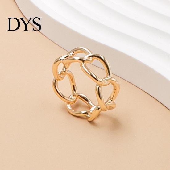 Fashion Scarf Jewelry Hollow Chain Ring, Modern Clip Electroplated Ring Holder for Women Shirts Shawls Neckerchiefs Slide