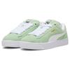 Puma Suede XL Pure Green Men Sneakers White 395205-07