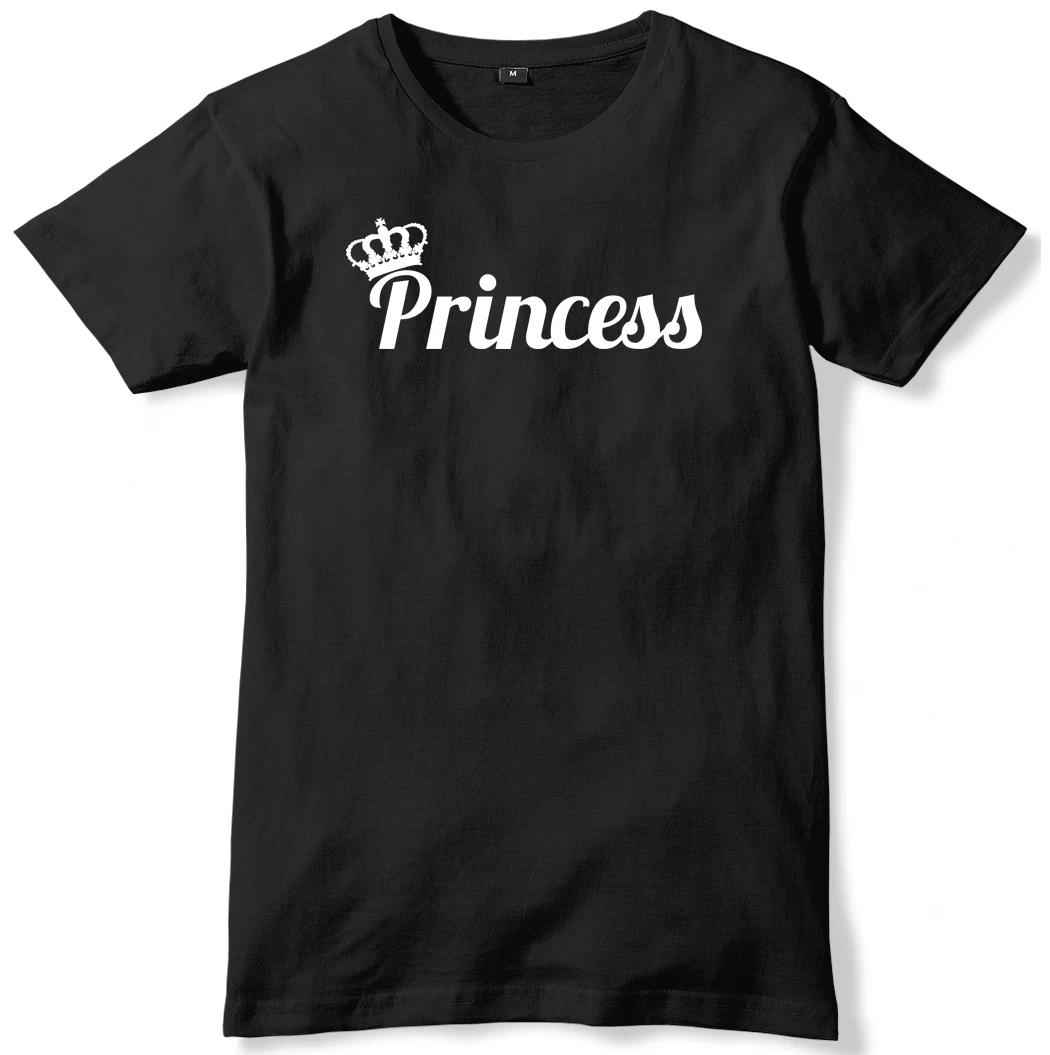 Princess And Crown Mens Funny Unisex T-Shirt M