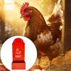 Large Capacity Metal Chicken Feeder with Weatherproof Design for Outdoor Use - Durable Poultry Feed Dispenser for Coop and