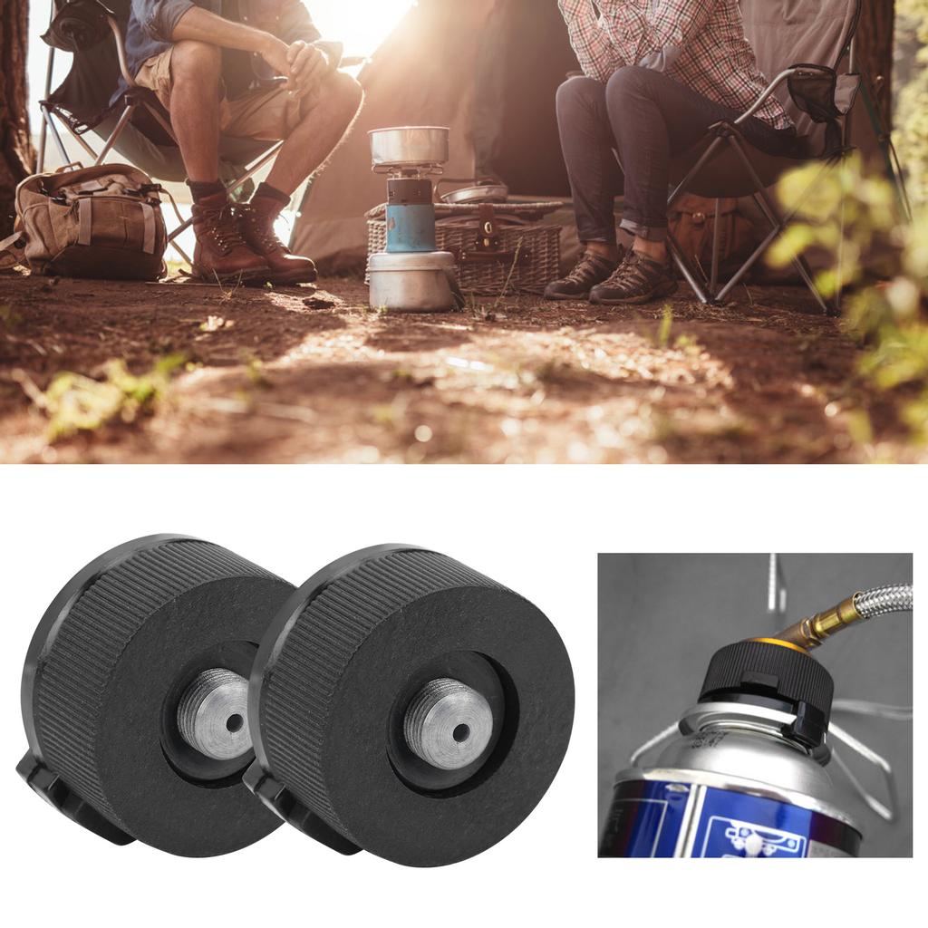 2pcs Round Outdoor Camping Stove Furnace End Adapter Split Type Furnace Converter