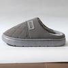 Pantofole invernali da uomo in velluto di cotone, casual, calde, con suola spessa, grandi dimensioni, antiscivolo, scarpe da interno, 38-47