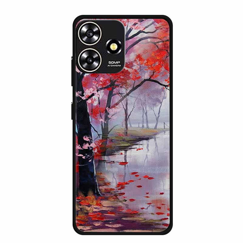 Cool Silicone Cover for ZTE Blade V50 Design 4G Case Printed Fashion Soft Back Cover for Blade V50Design Case Protective Shells