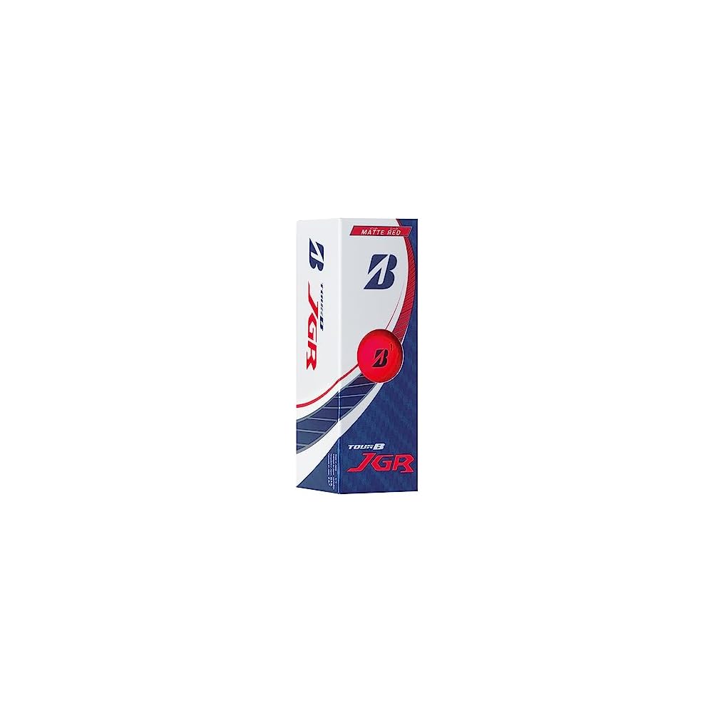 Bridgestone TOUR B JGR Golf Balls 12 Pack Matte Red 2023 Model