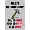 Vintage Dad's Garage Repair Shop Metal Tin Signs Posters Plate Wall Decor for Home Bars Garage Cafe Clubs Retro Posters Plaque