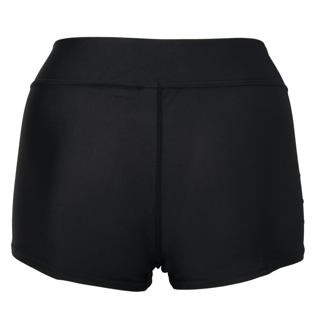 DESCENTE Volleyball Inner Designed by Elastic Size S Women's Pants, Kurihara, Waist, One-Point Print, DVB-7205W Black,