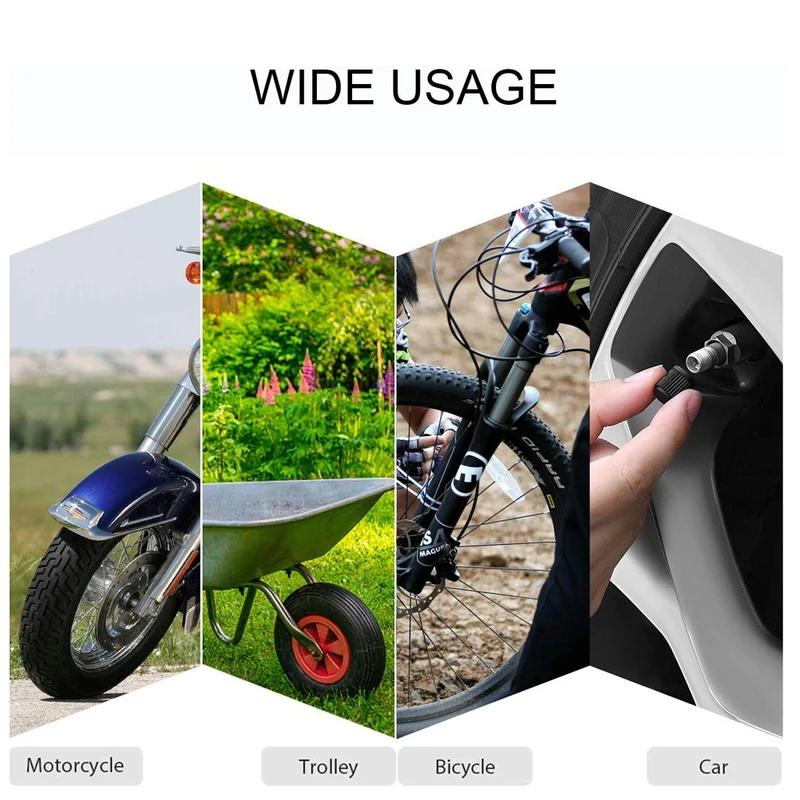 10-100Pcs Tire Valve Caps Plastic Car Tire Stem Dust Covers Universal Valve Caps For Cars Bicycle Trucks Motorcycles Valve Stems 1