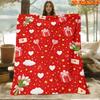 1pc 1pcs Heart-Shaped Tulip Candy Themed Blanket - Soft Suitable for All Seasons Throw Bedspread, Machine Washable Multicolor Tulip Print Bedspread Su