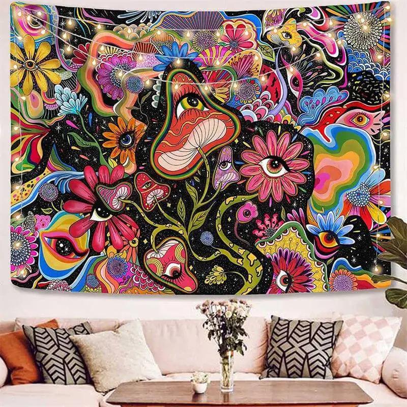 VIKAMA Interstellar Walk Tapestry Dreamy CosmicStyle Decorative Backdrop For Bedroom Headboards Room Decoration