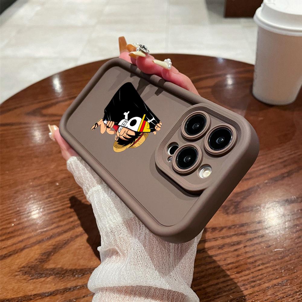 LZ28 One Piece Luffy Gear 5 Silicone Phone Case for SamsungA15 A35 S24 S23 Ultra S22 S21 Plus S20 FE A05 A06 A54 A55 A53 A14 M15 Shockproof Back Cover