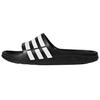 Duramo Comfortable Slip Resistant Abrasion Resistant Slide Slippers Unisex Black White G15890