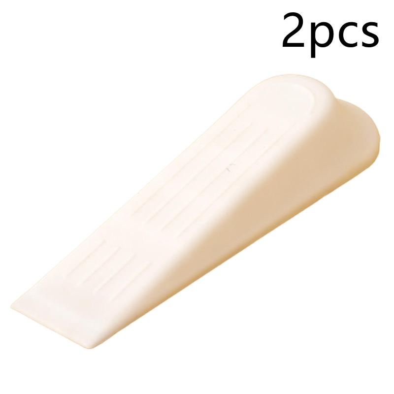 2pcs Black Door Stop Stops Stoppers Wedge Wedges Jam Block Home Office Home Improvement Door Stops Furniture Fittings Wholesale