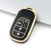4 5 Buttons Soft Tpu Car Key Case Cover Auto Shell Fob Holder For Honda Civic Accord Hr-V Cr-V Crv   Accessories
