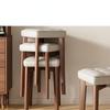 Solid Wood Stool Can Be Stacked Modern Minimalist Household Square Stool Dining Table Chair Small Bench Net Red Round Stool