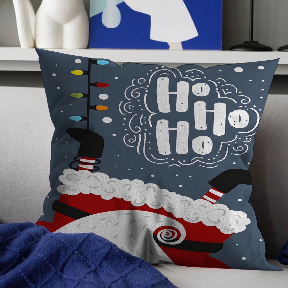 Merry Christmas Pillow Anime Pillow Sofa Bed Head Pillow Cover Cushion Cover 45x45 Cm Fashion