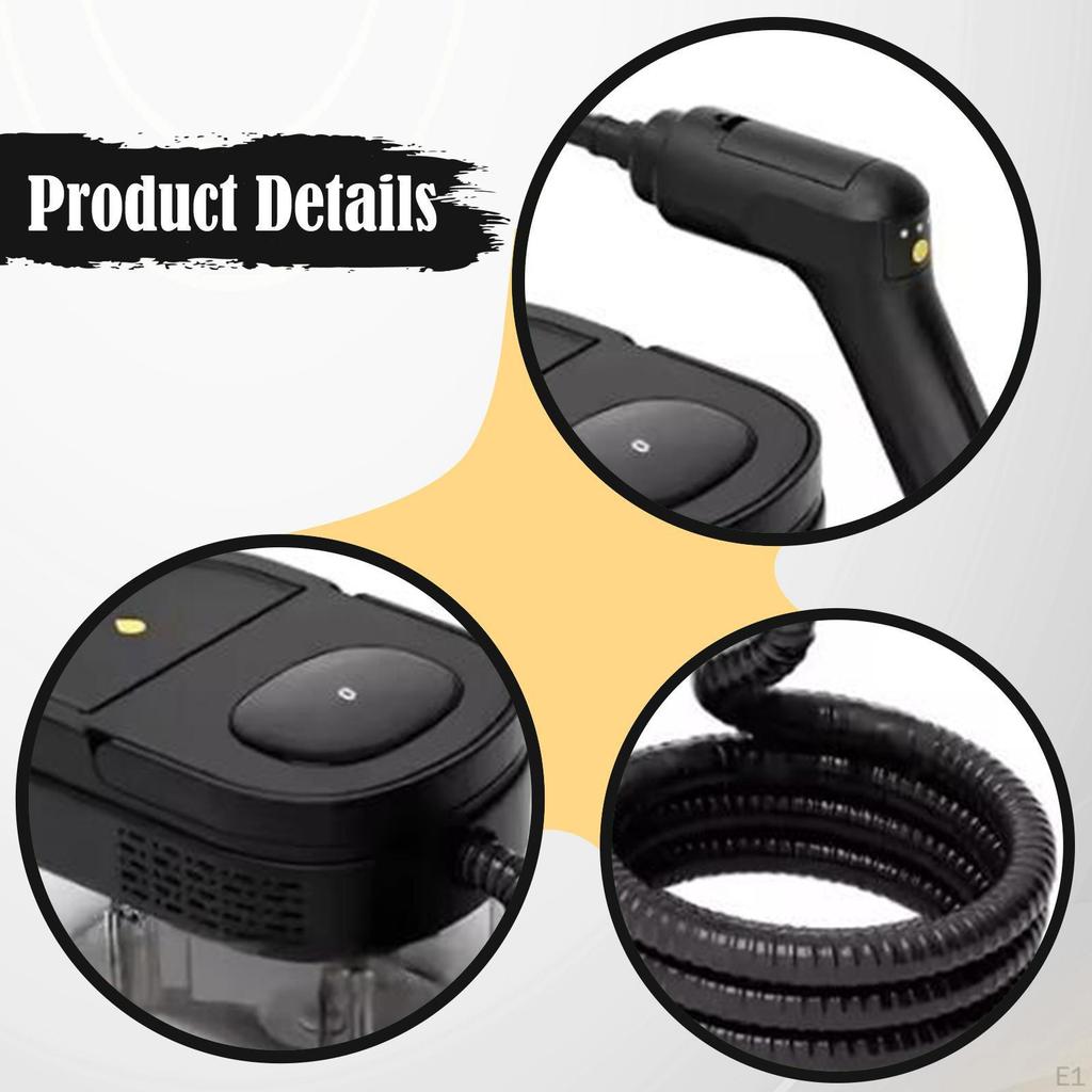 Steam Cleaner High Temperature Cleaning Machine 1600ml Water Tank Portable Steamer for