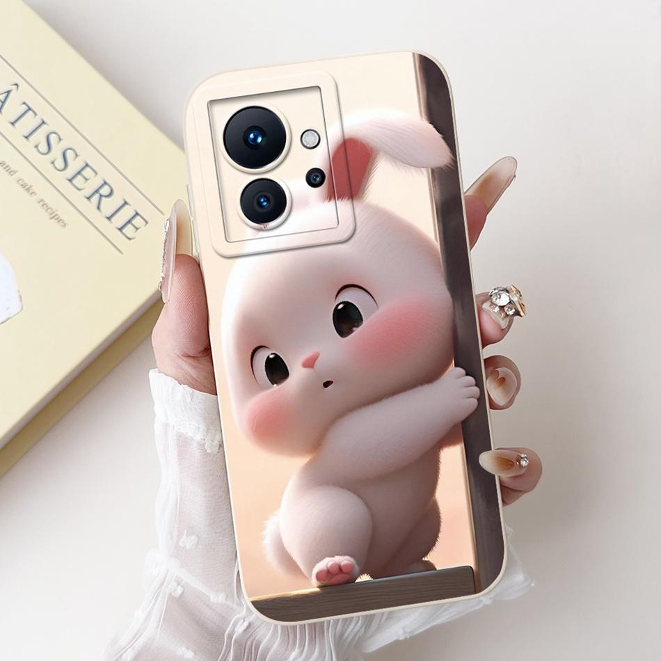 For Infinix Zero Ultra X6820 / Zero 5G 2023 X6815C X6815D Phone Case Cute Rabbit Cat Cartoon Shockproof Soft Silicone Cases