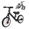 11 Inch Kids Balance Bike Training Pedal Bicycle With Removable Stabilizers Eva Tyres Adjustable Seat Height 2 To 5