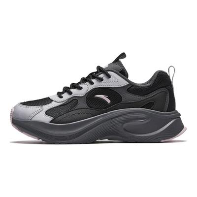 Modische Bequeme Rutschfeste Abriebfeste Stoßdämpfende Niedrige Freizeitschuhe Damen Sneaker Schwarz Grau 122448813-3