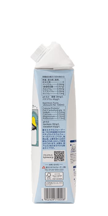 Fuji Mineral Water Paper Carton 1L x 12 Bottles