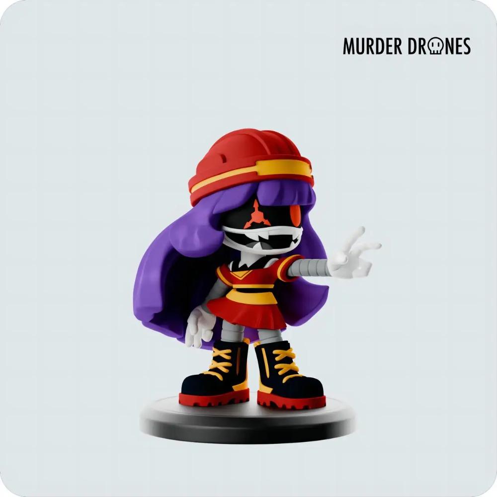 

12 см Глюк Дроны-убийцы Сезон 1 Узи Серийный номер N V Цин Кукла Игра Экшн-фигурка Модель Украшения Гаражный набор Игрушки Подарок