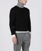 PANICALE Black Contrast Turtleneck Knit